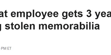 曾贱卖詹姆斯球衣！热火安保盗窃案宣判：3年监禁+赔偿190万美元