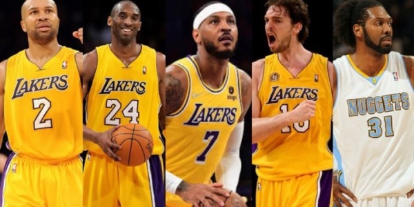 错过的两笔交易！科比&amp;amp;安东尼&amp;amp;加索尔VS科比&amp;amp;保罗&amp;amp;拜纳姆谁更强？